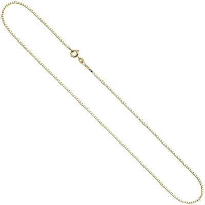 Produktbild von 1,0mm Venezianerkette Collier 333 Gelbgold Gold Kette Halskette 40cm Goldkette
