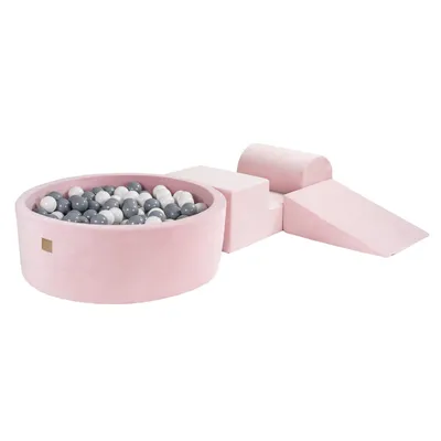 Produktbild von Speelset XL - Roze - inclusief 200 ballen - Grijs, Wit