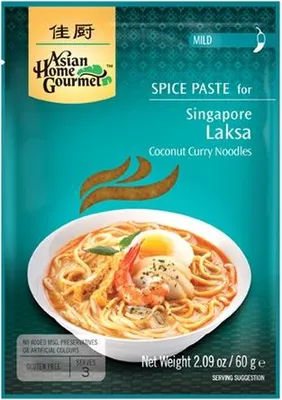 Produktbild von Spice Paste- Singapore Laksa Kokos Curry Nudeln 60gr