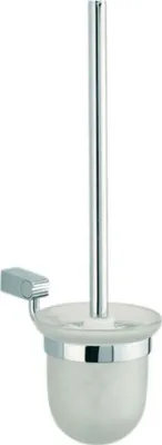 Produktbild von Sanwood Wand Toiletten Bürsten WC Klo Halter Garnitur Delphi  Messing verchromt