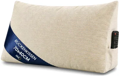 Zdjęcie produktu dla Ergonomiczna poduszka do czytania do łóżka i sofy - trójkątna podpora dla pleców