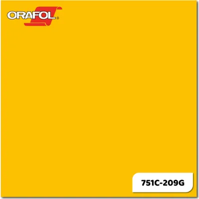 Produktbild von ORAFOL ORACAL 751C Meterware - 209 MAIZE-YELLOW in 63 x 100cm