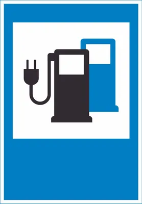 Produktbild von Stromtankstelle 365-65 Symbol A6 (105x148mm) Schild