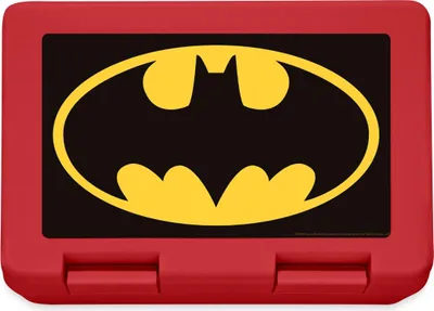 Produktbild von Spreadshirt Batman Logo Classic Brotdose Lunchbox, One size, Rot