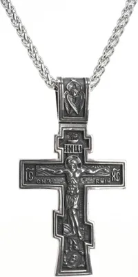 Produktbild von Lederkette Edelstahlkette 316L MASSIV KREUZ 60 cm Edelstahl 05-06