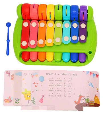 Produktbild von Baby-Musikinstrument, Frühpädagogisches Schlaginstrumentenspielzeug mit mehreren Soundeffekten für Kleinkinder