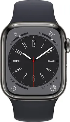 Produktbild von Apple Watch Series 8, OLED, Touchscreen, 32 GB, WLAN, GPS, 42,3 g