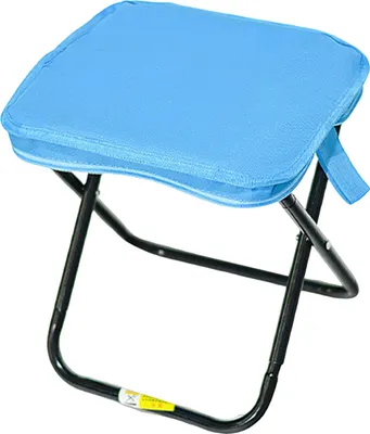 Produktbild von Klapphocker für den Außenbereich mit Tragetasche, tragbar, leicht, robust, für Camping, Rucksackreisen, Strand, Picknick, Angeln, zusammenklappbarer Stuhlsitz