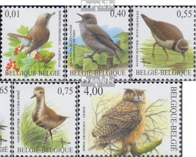 Produktbild von Briefmarken Belgien 2004 Mi 3316-3322 (kompl.Ausg.) postfrisch Vögel