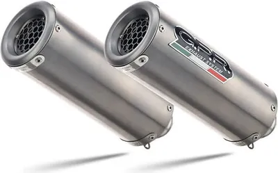 Produktbild von GPR Slip-On Schalldämpfer mit M3 Katalysator aus Titan für Ducati Monster 696