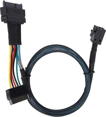 Productafbeelding van Mini SAS U.2 adapter, 12 GB/s - SATA-voeding - voor server-HDD's, computers en hosts