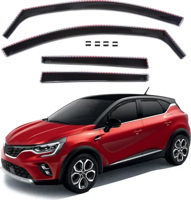 Image de GP Déflecteurs Deflecteurs D'Air Pour Renault Captur Depuis 2019 5 Portes 4pcs, Aérodynamique, Montage Facile