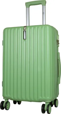 Produktbild von Handgepäck Boarding-Koffer Größe 55cm Hartschale Koffer-Trolley Trendyshop365 Farbe grün