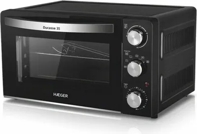 Obrázok produktu pre Haeger Ducasse 35, Malá, Elektrická rúra, 35 L, 1500 W, 35 L, 90 - 230 °C