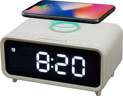 Produktbild von Northpoint Digitales DAB+ Radio mit Wecker Kabelloser Ladestation Nachtlicht USB-Ladeanschluss 5W