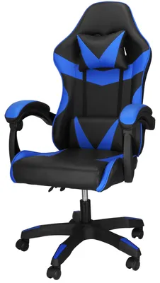 Produktbild von Springos® Bürostuhl Schreibtischstuhl mit Kopf- und Lendenkissen Armlehnen Drehstuhl Gamingstuhl Chefsessel Ergonomisch Gepolstert Höhenverstellbar