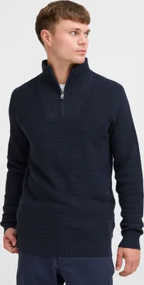 Produktbild von !Solid SDReco Herren Troyer Pullover Strickpullover mit Troyerkragen Rippbündchen Baumwollmischung Regular fit