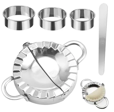 Productafbeelding van Ravioli Makers, 3 stuks, roestvrij staal, met uitsteker en lepel
