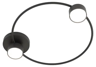 Immagine prodotto di Lampada a sospensione LUCIO nera 2xGX53x10W in metallo, dimensioni: 9x48x41 cm, IP20, Emibig