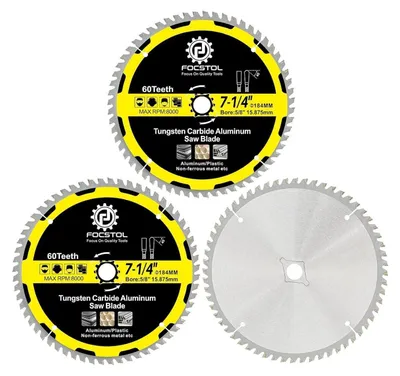Obrázok produktu pre Pílový kotúč na hliník, 184 mm x 15,875 mm, 60 zubov, 3 kusy