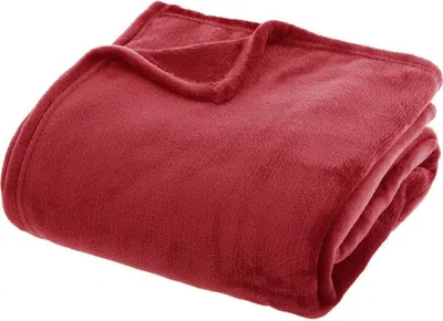 Produktbild von Eazy Living Kuscheldecke Flanelle 180 cm x 230 cm Rot