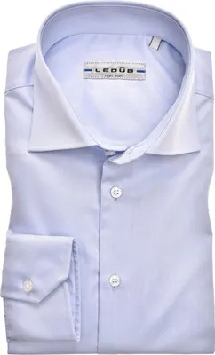 Produktbild von Ledub Hemd Ärmellänge 7 blau Slim Fit