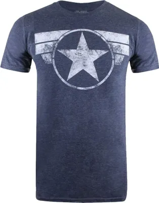 Obrázok produktu pre Kapitán Amerika - Pánske tričko TV1672 (XL) (Heather Blue)