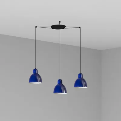 Produktbild von FARO VENICE Pendelleuchte, 3-flammig, Kobaltblau