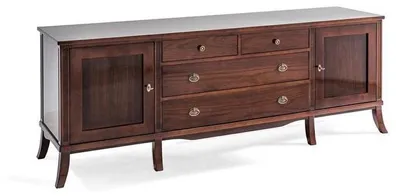 Immagine prodotto di Elegante credenza in legno pregiato con cassetti e ante