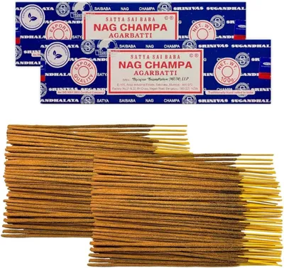 Zdjęcie produktu dla Kadzidła nag champa, 200 g - Aromaterapia - Medytacja - Duchowość - 100% naturalne, przyjazne dla środowiska