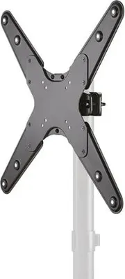 Produktbild von Neomounts FL40-430BL14 TV-Stangenhalterung 32-55" - Durchm. 28-50 mm, 75 x 75 mm, 400 x 400 mm, -15 - 10°, 0 - 120°, Stahl, Schwarz