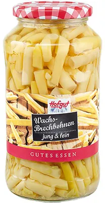 Obrázek produktu pro Hofgutské voskové boby žluté mladé a jemně předvařené 720ml
