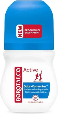 Immagine prodotto di Borotalco Active Blue Deodorante Roll-On, 50ml, 1.6 Fl Oz -  Italy