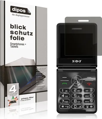 Produktbild von Blickschutzfolie für XGODY S200 matt Schutzfolie Folie Display Schutz dipos