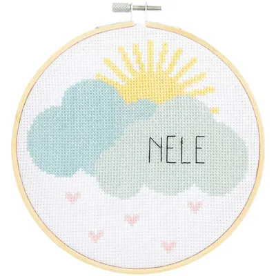 Produktbild von Stickpackung Geburtsbild Wolken