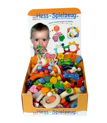 Obrázok produktu pre Motorické hrkálky vo vitríne rôzneho druhu.