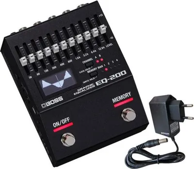 Produktbild von Boss EQ-200 graphischer Equalizer mit Netzteil 9V