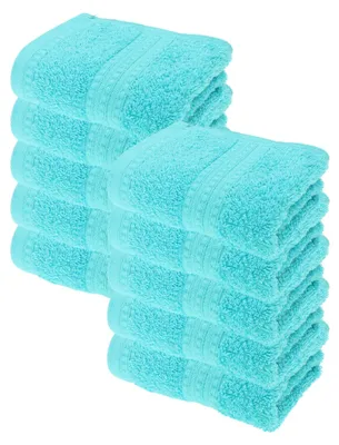 Produktbild von Julie Julsen BIO Gästetuch-Set 10 Stk. 30x50 Türkis