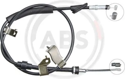 Produktbild von A.B.S. Handbremsseil Seilzug Feststellbremse für HONDA CIVIC VI Coupe (EJ, EM1) Hinten Links K13927