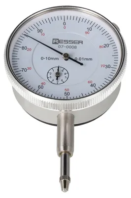 Obrázok produktu pre Odchýlkomer - meracie hodiny 0 - 10mm, presnosť 0,01mm, Resser