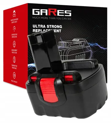 Obrázek produktu pro Gares Sada článků pro repasi akumulátoru Bosch PSR VE-2 GWSH 2607335465 | 14,4 V 3 Ah Inny | Výměnný balíček pro nářadí | Vysoký výkon Gares®