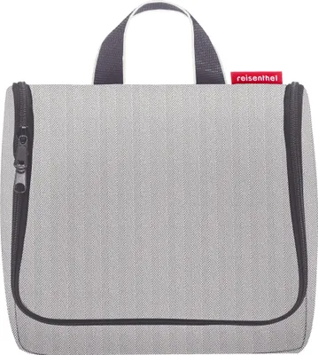 Produktbild von reisenthel toiletbag Kosmetiktasche Waschtasche herringbone grey WH7074