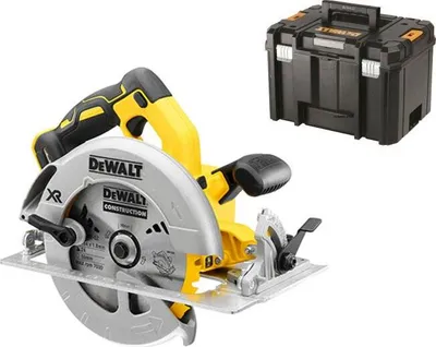 Produktbild von DeWALT DCS570NT-XJ Akku-Hand-Kreissäge (bl), 18 Volt, 184 mm, Schnitttiefe 90°/45° 64/41 mm, T STAK-Box VI, ohne Akku