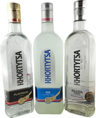 Produktbild von Vodka Khortytsa 3er Sparset ukrainischer Wodka Hortica Khor хортица