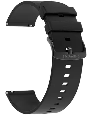 Obrázok produktu pre Remienok Na Inteligentné Hodinky Giewont Gw330 Silicone Black Gwp330-3