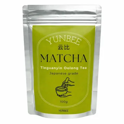 Immagine prodotto di Tè Oolong Tieguanyin in polvere Matcha, Yunbee, 100g