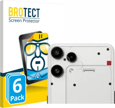 Produktbild von 6x Für Nothing Phone (3a) Lite (NUR Kameraschutz) Schutzfolie BROTECT Displayschutz Display Schutz Folie Klar Transparent