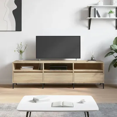 Produktbild von The Living Store TV skříňka Sonoma dub 150x30x44,5 cm materiál na bázi dřeva