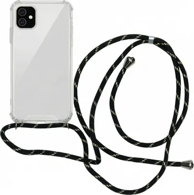 Produktbild von imoshion Backcover mit Band iPhone 11 - Schwarz & Gold
