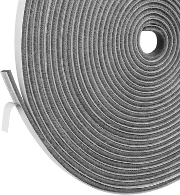 Produktbild von Zugluftstopper Selbstklebende Bürstendichtung für Tür und Fenster, 12 m (L) x 9 mm (B) x 5 mm (T), Zugluftstreifen für Türen, Bürstendichtungsstreifen